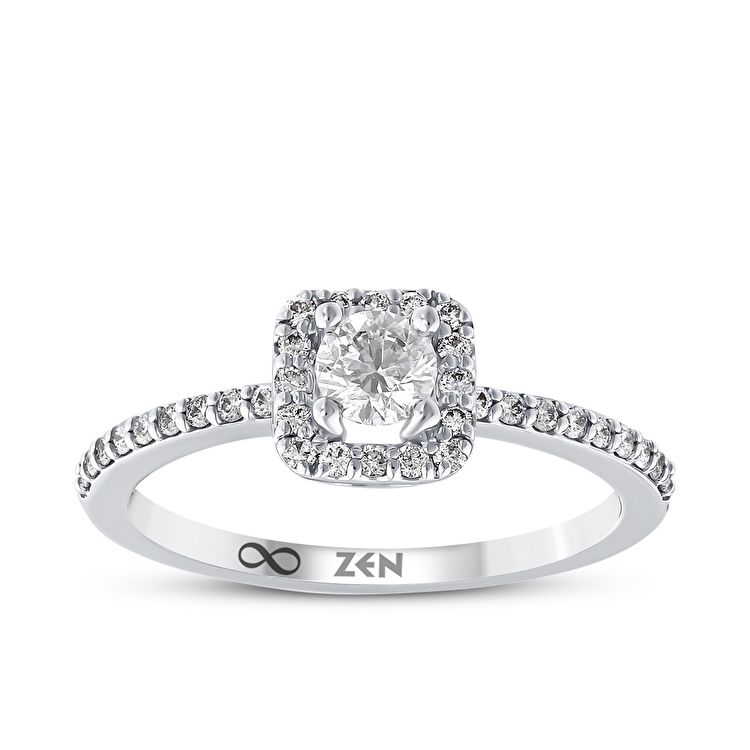 0,38 Karat Tektaş Pırlanta Yüzük